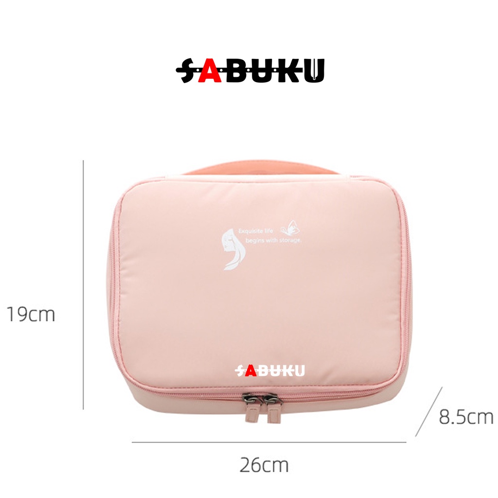 Tas Kosmetik Pouch Make Up Mini Organizer Dompet Kotak Pouch Travel Make Up Bag - 277