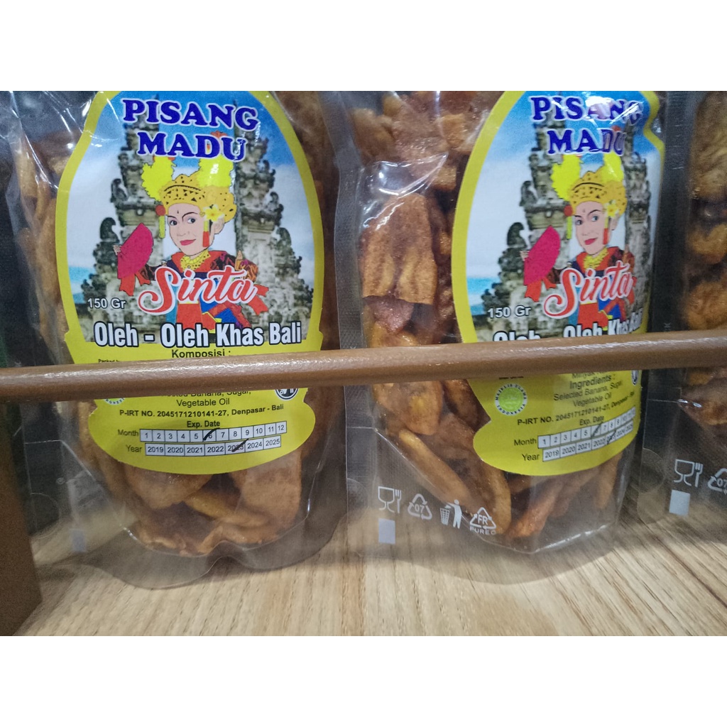 KERIPIK PISANG MADU &quot;SINTA&quot; 150GR ASLI KHAS BALI HALAL MUI