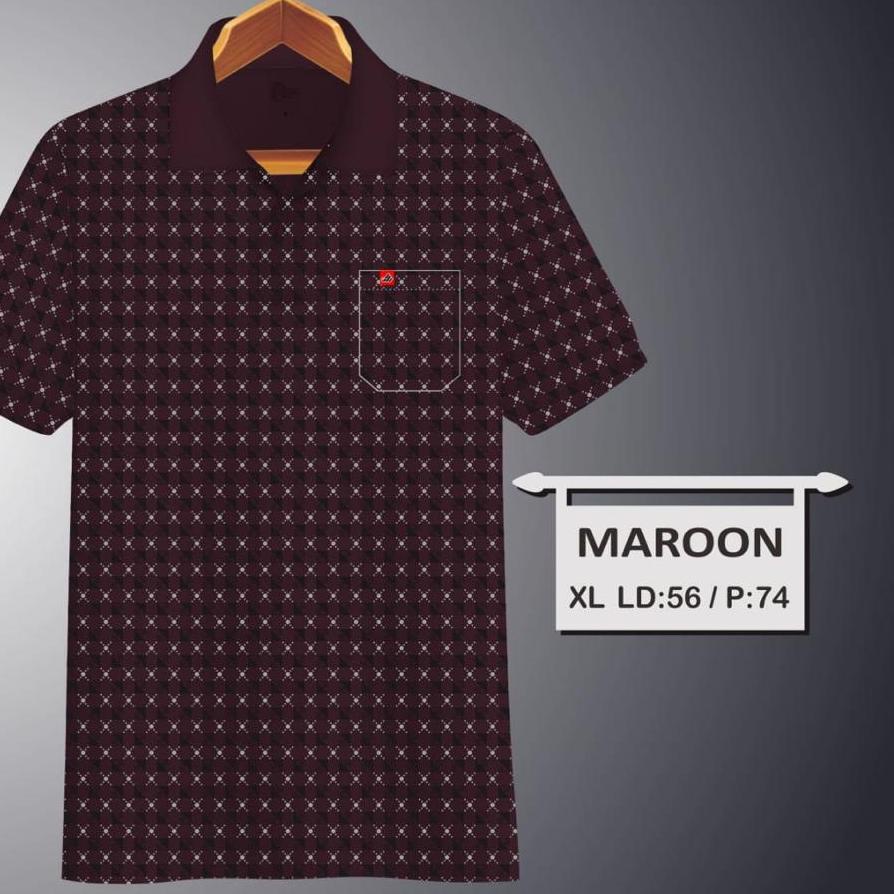 ▌▌▌ kaospolos - Kaos kerah pria | kaos korea halus motip batik dewasa saku lengan pendek | atasan ba