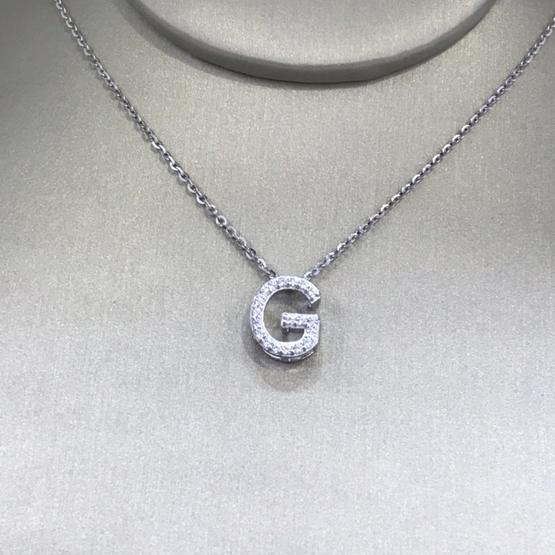 KALUNG EMAS INISIAL HURUF G 750 KKE0544