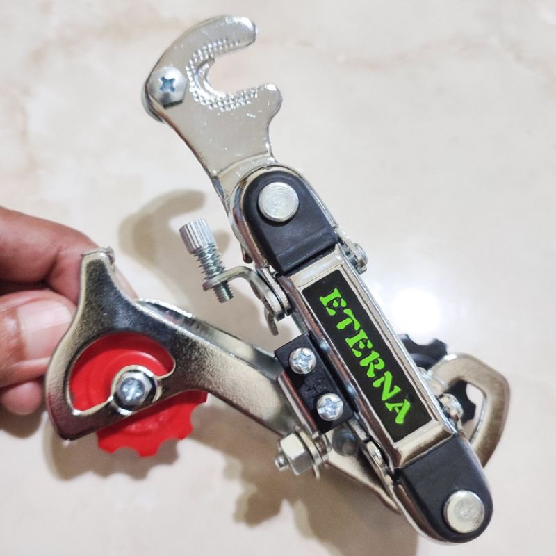 Rd ETERNA EN-RD4 Silver Chrome Model Jepit As Jadul Untuk 5 6 7 Speed
