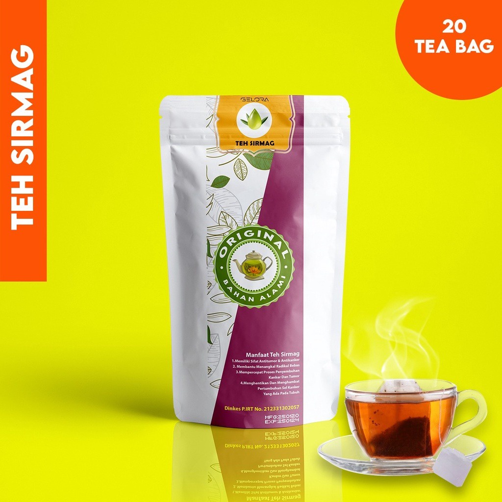 

Teh Celup Sirmag 100% Herbal Daun Sirsak + Kulit Manggis