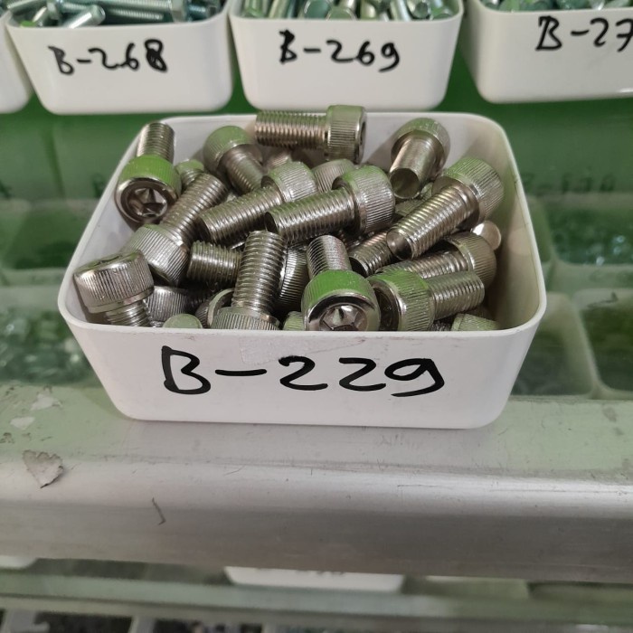 BAUT L M10 X 20 NEKEL