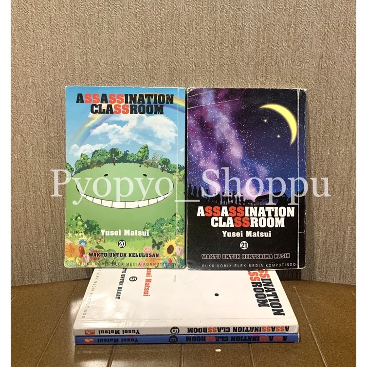 Komik Manga Set Assassination Classroom 5,6,20,21