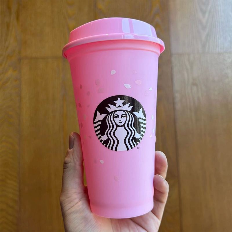 Tumbler Starbucks Color Changing Cups Berubah Warna Colour Reusable Cup Original Box