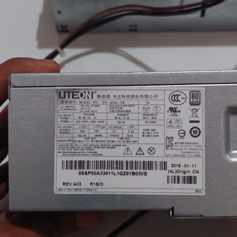 Psu lenovo m91 m78 m93 m92 m91 sff
