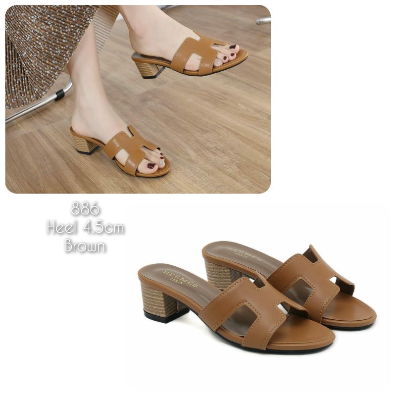 Sendal wanita slop tapak tahu import kode 886
