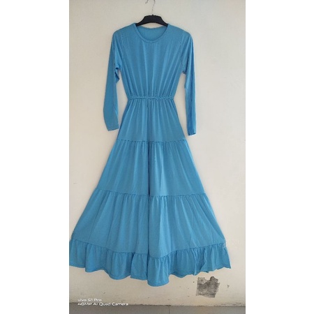 GAMIS AZZAHRA SYARI SPANDEK KOREA