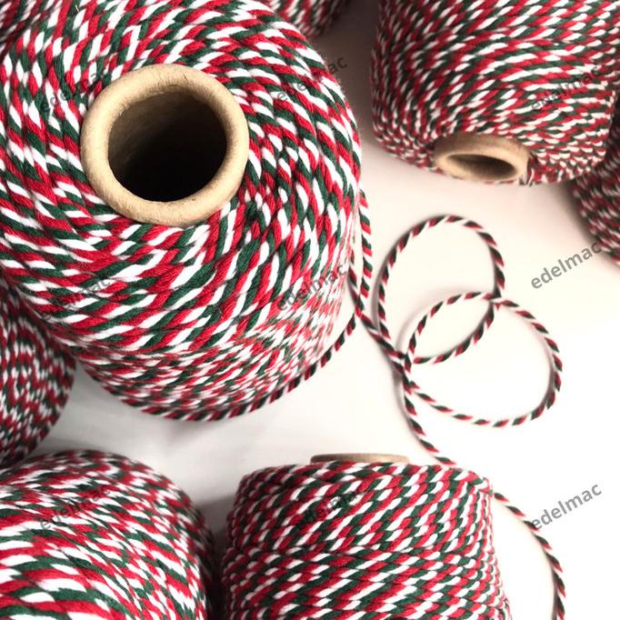Tali Katun Decor Natal Christmas Decoration Macrame Cotton Cord