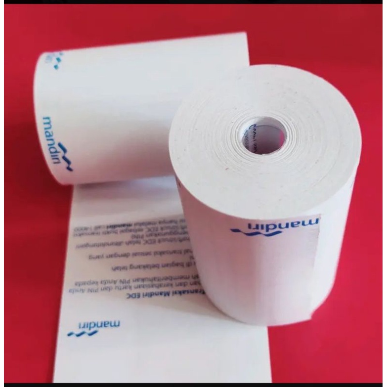 

kertas thermal logo mandiri 57/58x40 mm eds bluetooth