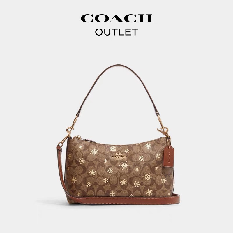 Coach original CE586 snow underarm bag shoulder bag half moon bag handbag messenger bag 586  byb