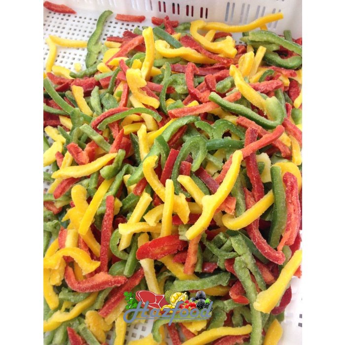 Mixed Pepper Slice / Paprika Slice Frozen - 1 Kg