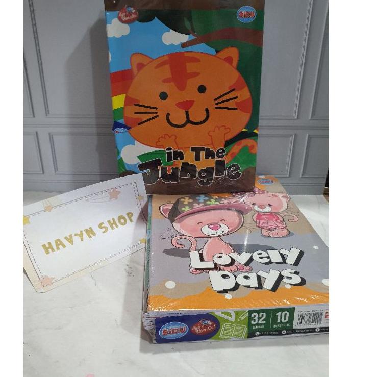 

♥@♥ (10pc) buku tulis merek SIDU isi 32 lembarrr/buku tulis