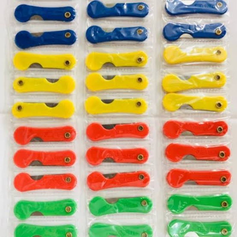 

Pisau Cutter Lipat Renceng Warna Isi 12pcs