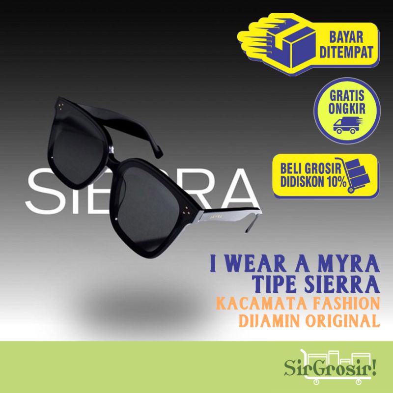 IWEARMYRA SIERRA SUNGLASS - Kacamata Hitam IWear aMyra Tipe Sierra Ready Sunglasses Fashion Unisex P