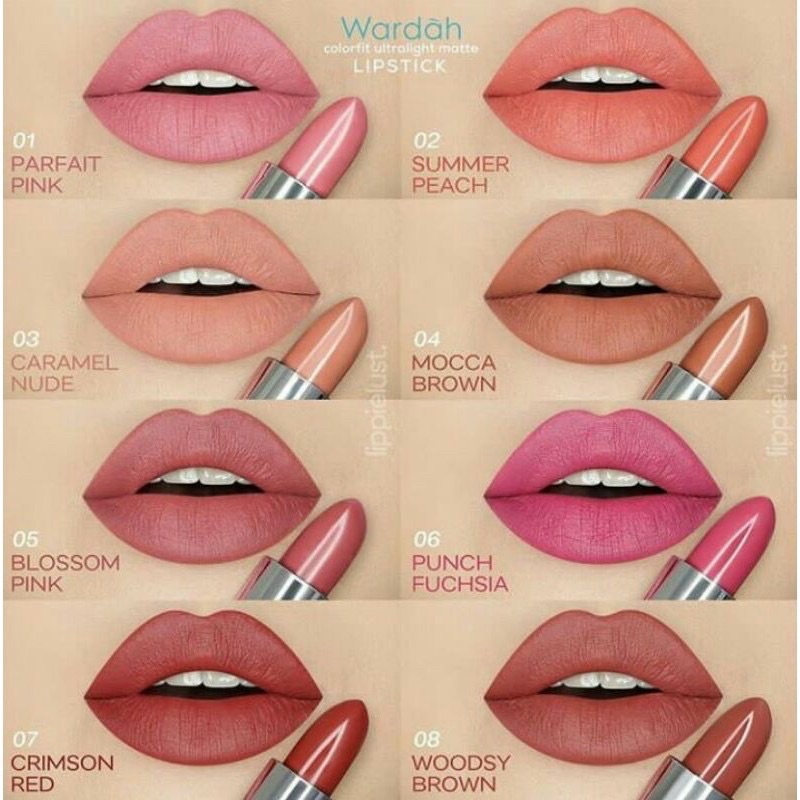 Wardah Colorfit Ultralight Matte Lipstik