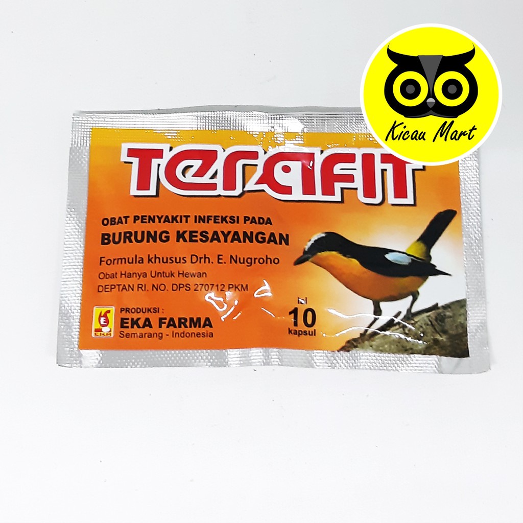 VITAMIN OBAT BURUNG MURAI KACER LOVEBIRD KENARI MENCRET BERAK KAPUR KURUS TERAFIT EKA FARMA OBTTFEF