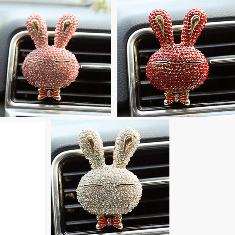 Preva Pengharum Ruangan Mobil Fashion Kelinci Lucu Hiasan Mobil Ventilasi Ac