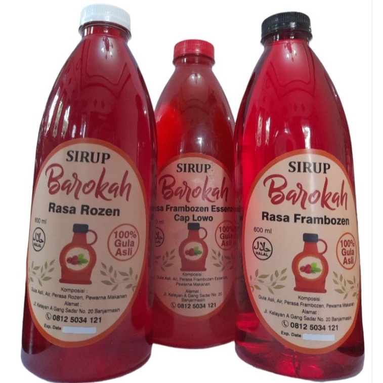 

Sirup Barokah Homemade 100% Gula Asli