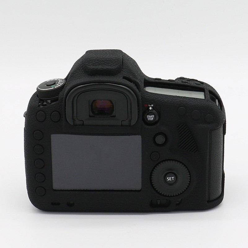 Untuk Canon EOS 6D 80D 750D 3000D 4000D 200D 5DS 5DR 5D Mark III IV 5D3 5D4 Silicone Skin Case Penutup Tas Kamera DSLR