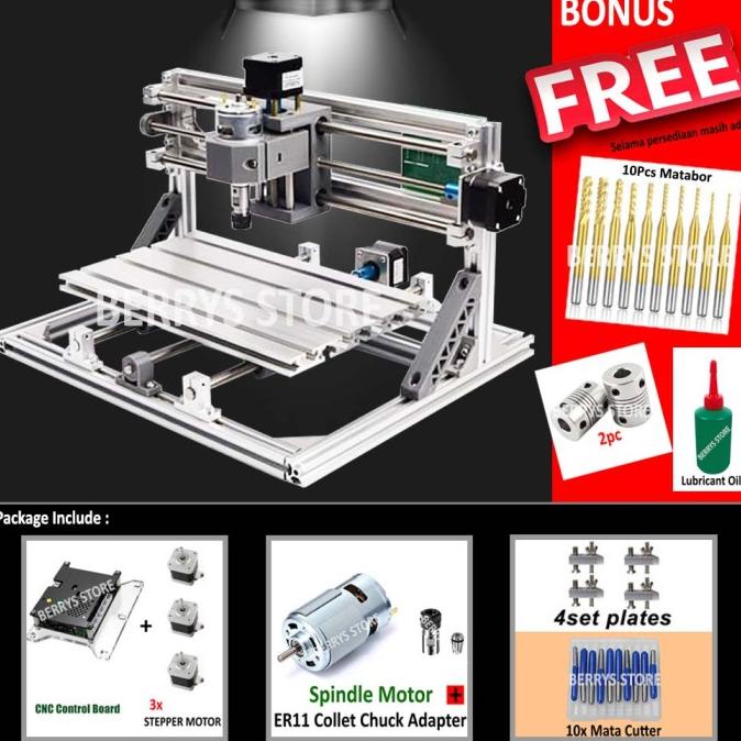 MESIN CNC ROUTER CUTTING GRAFIR KAYU AKRILIK 3018 selalu promo