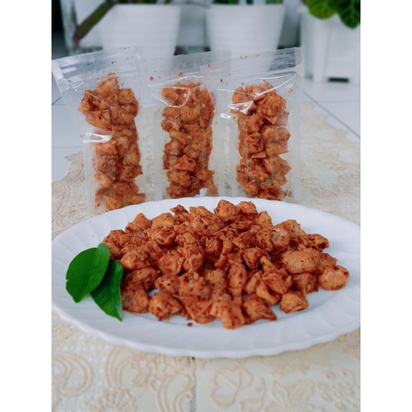 

SIOMAY MINI KERING PEDAS DAUN JERUK 50 gram