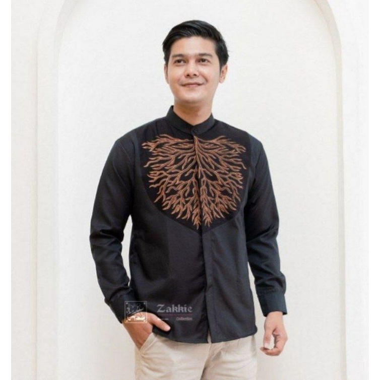 Baju Koko Dewasa Baju Koko Fashion Muslim Lengan Panjang Bahan Katun Size S M L XL XXL Terbaru 2022