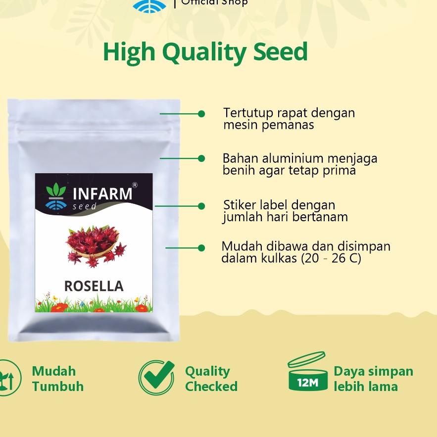 INFARM - Benih Bibit Biji Super Bunga Rosella