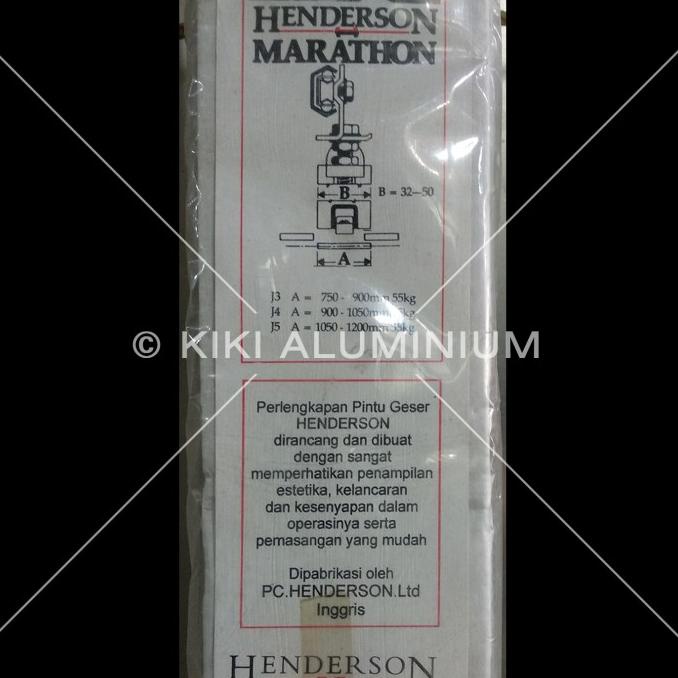 Rel Pintu Geser / Sliding - Henderson Marathon - Made In England