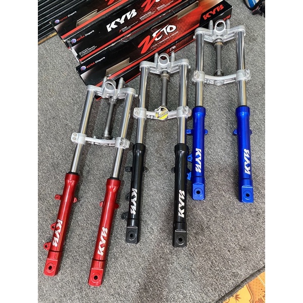 Shock KYB depan set dengan T ninja rr (gorilla) pnp honda