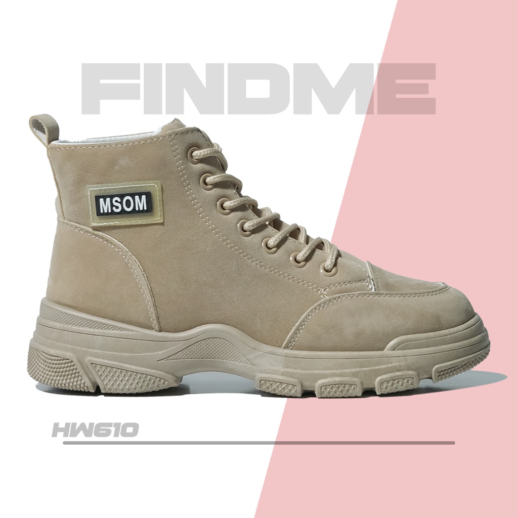 BOOTS FASHION KOREA DALAMAN HALUS / SEPATU JALAN CASUAL WANITA HW610 / SEPATU IMPORT BATAM