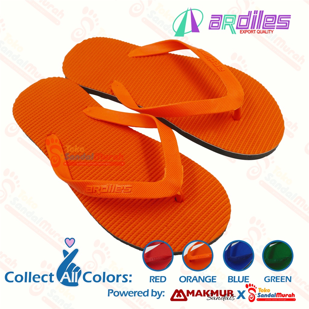 Toko Sendal Murah -  Sandal Jepit Karet Ardiles / Sandal Anak Perempuan Laki - Laki / Sandal Anak Ukuran Tanggung / Sandal Jepit Warna [Toko Sendal Murah Kids 05 Ardiles GG]