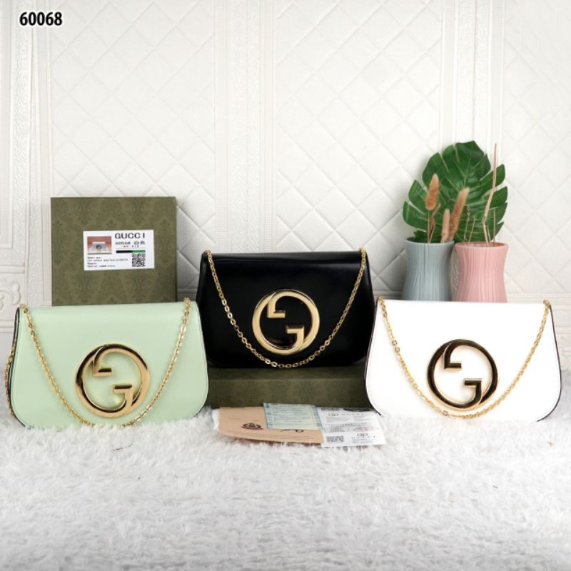 TAS GUCCI BLONDIE HANDBAG 60068 PLATINUM LIKE ORI