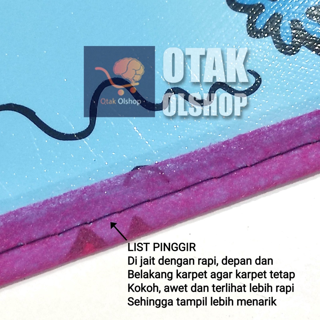 Tikar gambar plastik spon karakter 120x200 Eva Mat Eva matik promo original