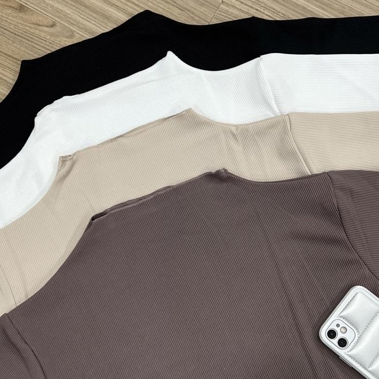 [PRODUK MTJOG] Inner Hijab Dalaman Turtleneck Lengan Panjang Bahan Rib Tebal Premium 1000 7YR