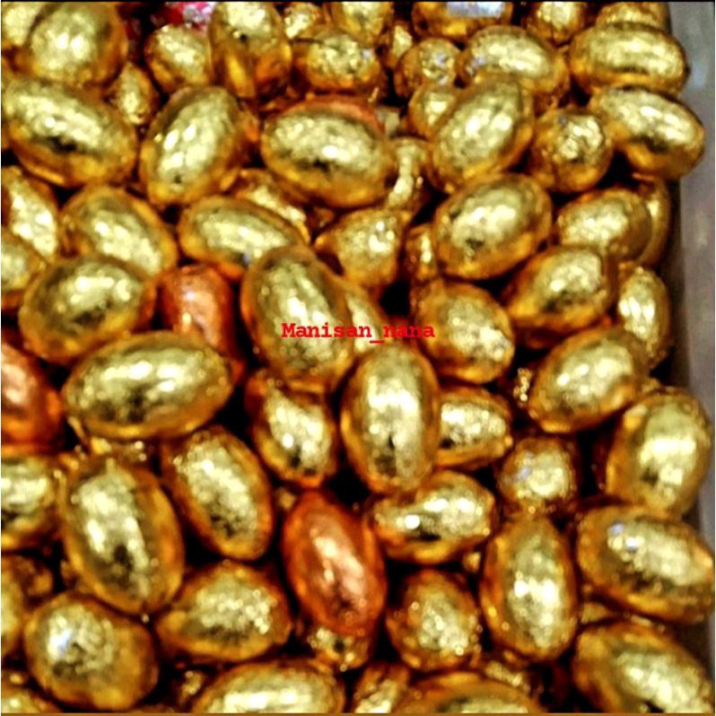 

QH coklat ikan / coklat koin dolar / coklat batangan / coklat yenpao / coklat telor emas (500gram)