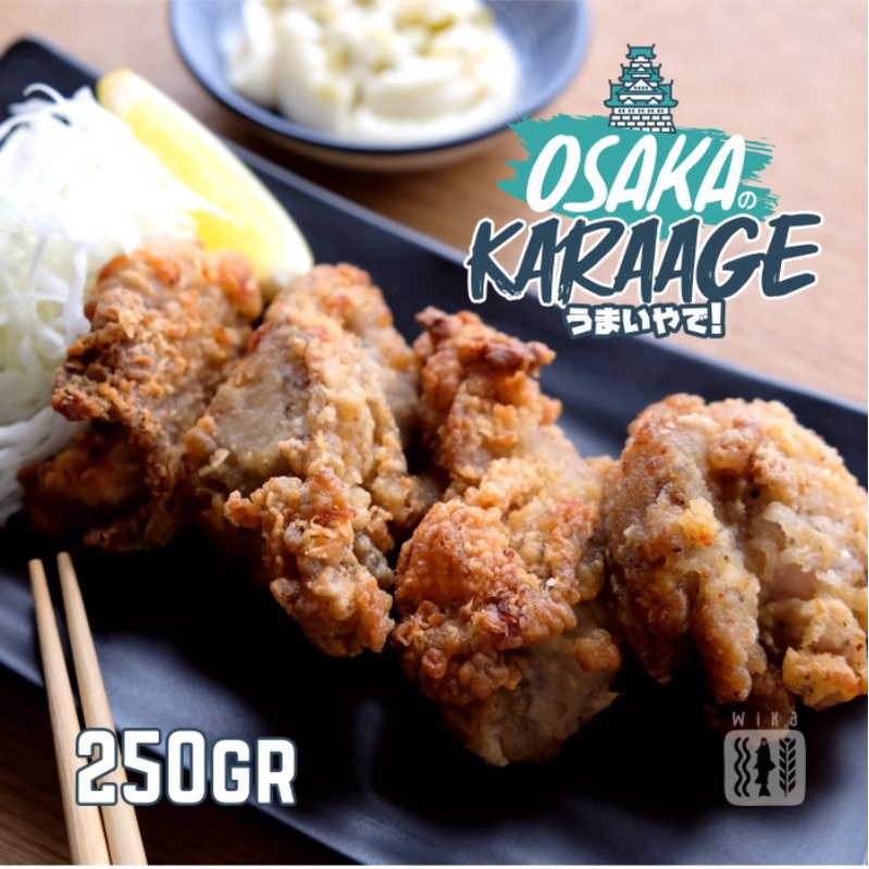 

OSAKA NO KARAAGE | Ayam Goreng Ala Jepang | 250gr HALAL | Gratis Saus Cocol