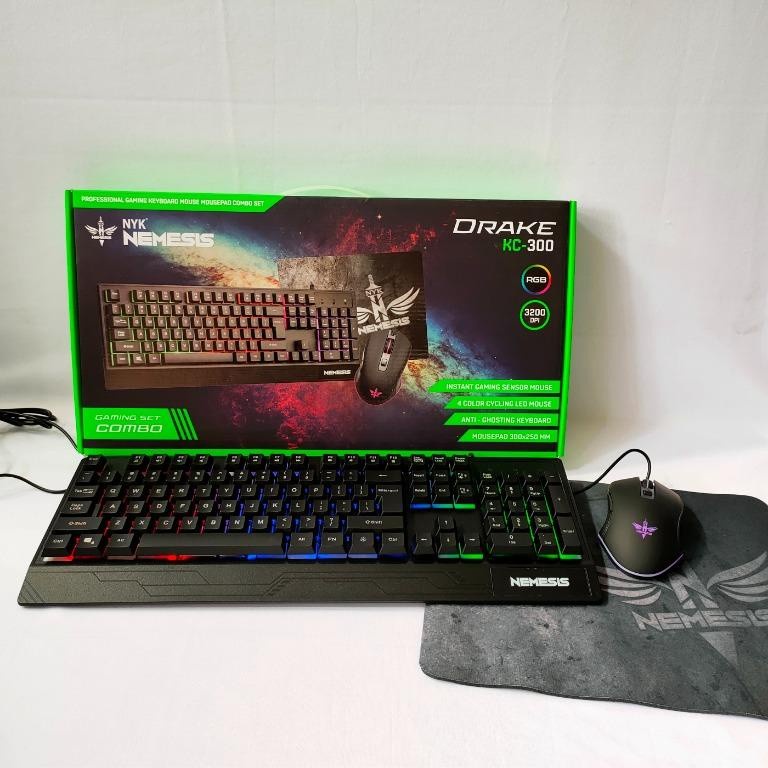 KEYBOARD GAMING COMBO KIT DRAKE KC-300 (KB GNC300)