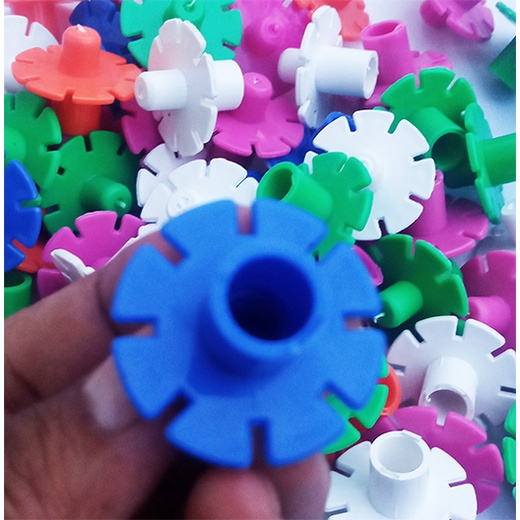 Bombik Bunga Mainan Edukatif Tangkai Jamur Sarana Edukasi Anak UFO Jadul Kemasan  1 kg