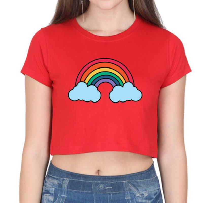N2-KROPTOP RAINBOW LUCU