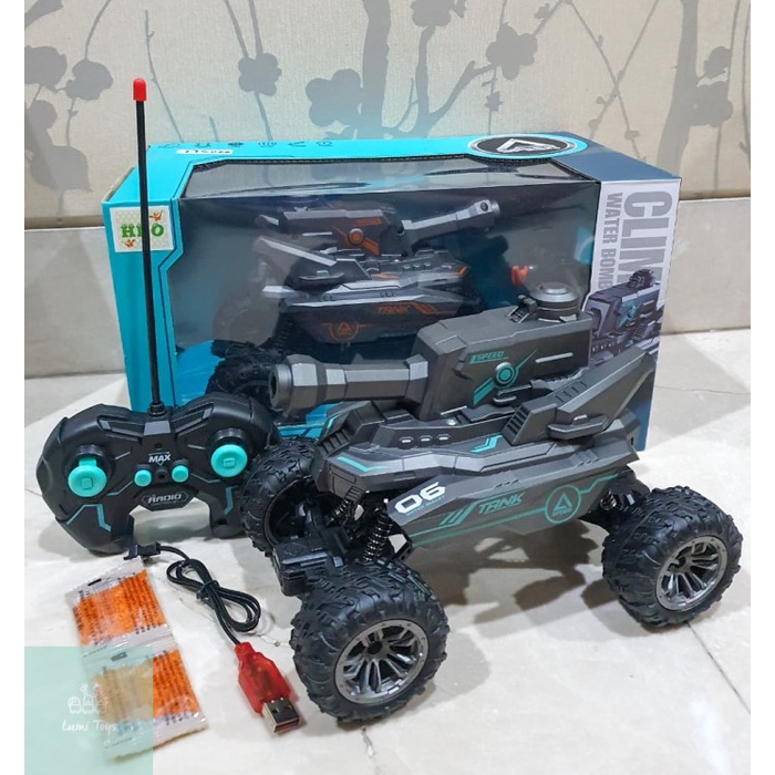 Mainan RC Remote Control Mecha Tank Bisa Nembak Baterai Charge 318-4