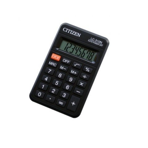 

GRATIS ONGKIR ORIGINAL Citizen Calculator LC-310NR - Kalkulator Saku LC 310 NR