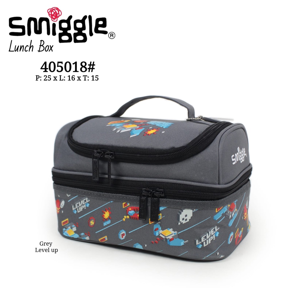 SMIGGLE Double Decker Lunchbox Lunchbag Minecraft / Avengers / Ariel / Cinderella