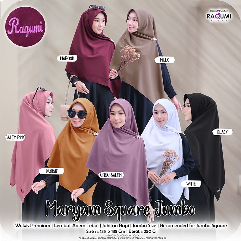 MARYAM SQUARE JUMBO BY RAQUMI