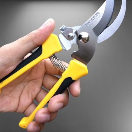 HARGA GROSIR >> Gunting Dahan Hasston Prohex 1353-005 Ranting Bunga Tanaman Pohon Stainless Steel Bo