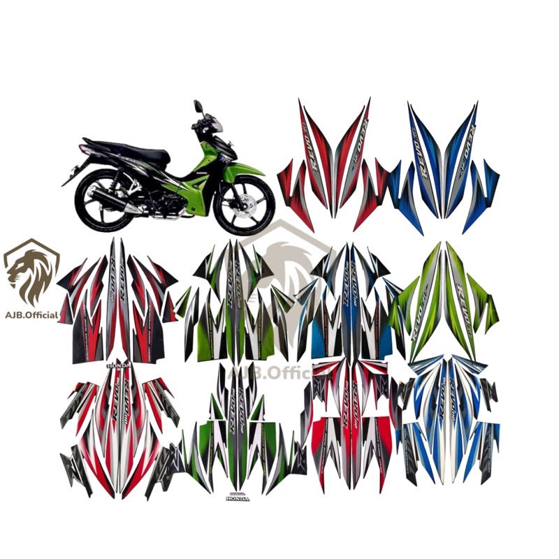 STRIPING HONDA REVO ABSOLUTE CW/ REVO ABSOLUTE STD/ REVO FIT 2012