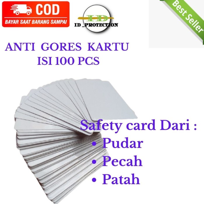 

HARGA GROSIR ANTI GORES SIM KTP/PLASTIK LAMINATING/ PELINDUNG KARTU