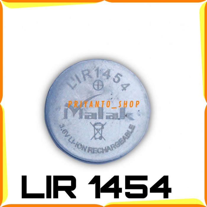Jhg Battery Lir 1454 Lir1454 Cp1454 Cr1454 A3 Rechargeable