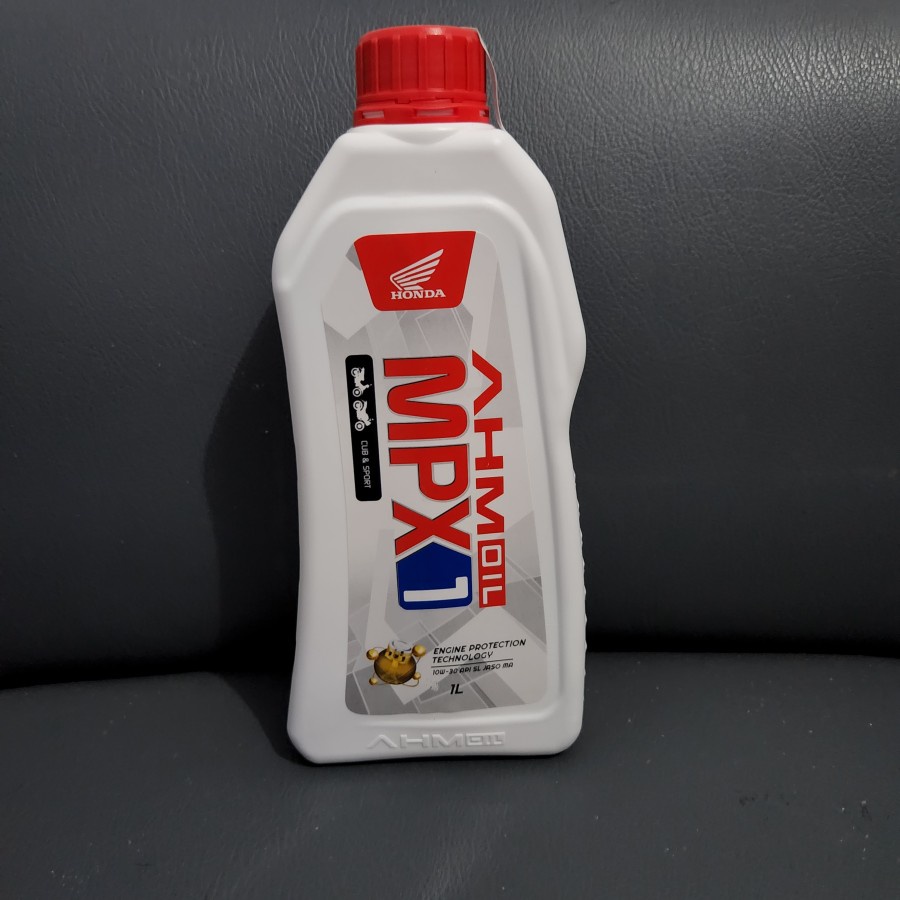 Oil AHM Oli MPX 1 1L 1 Liter Motor Bebek 4Tak SAE 10W-30 SL JASO MA