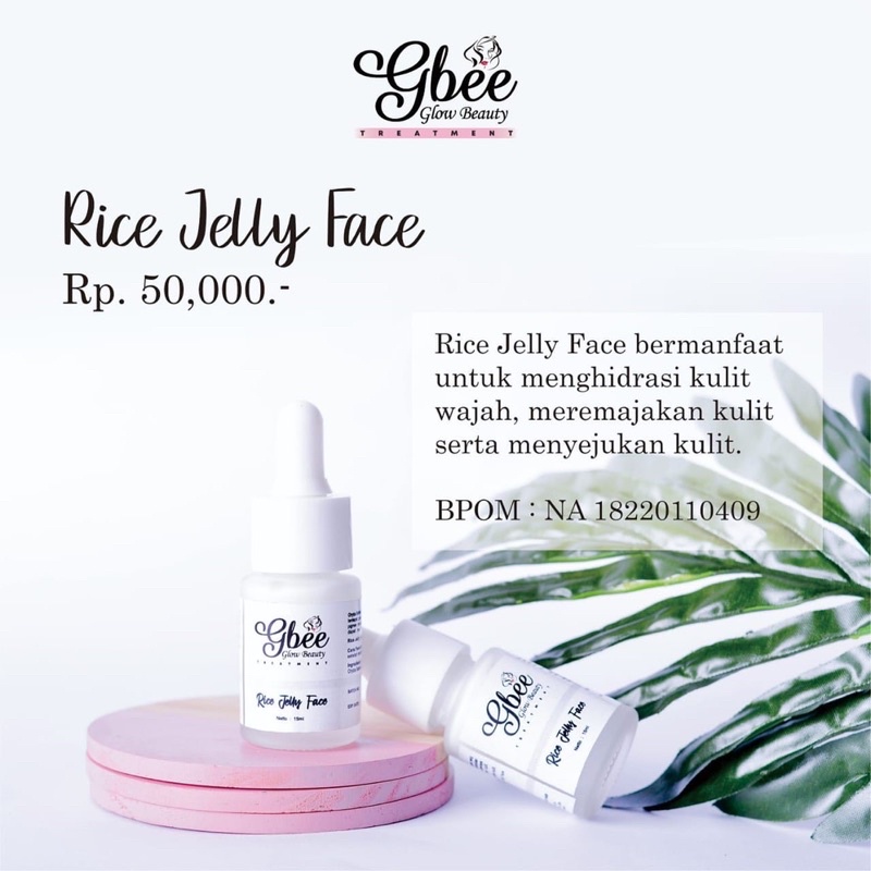 RICE JELLY FACE GBEE GLOWBEAUTY